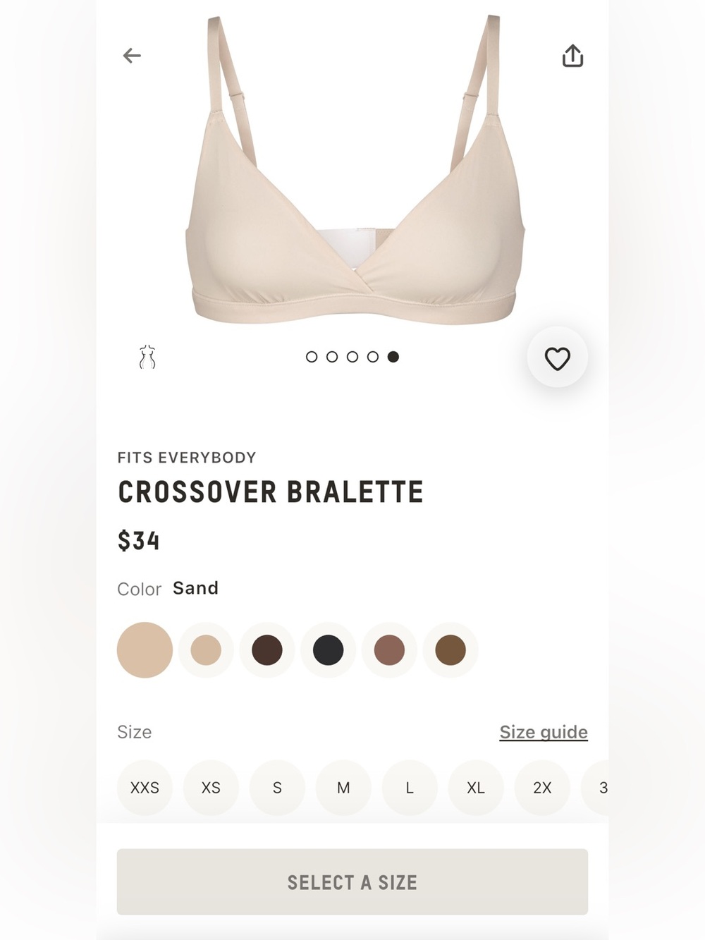 Skims Crossover Bralette